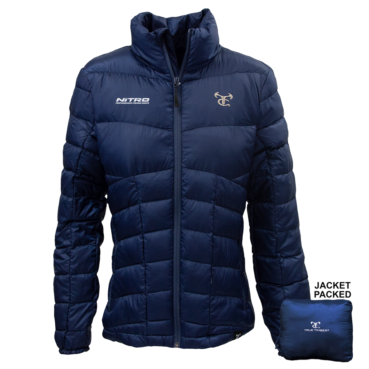 Nitro 34 Ladies Lightweight Packable Down Jacket Navy