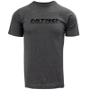 Nitro 23 - Black Nitro logo-Charcoal Heather Graphic Tee