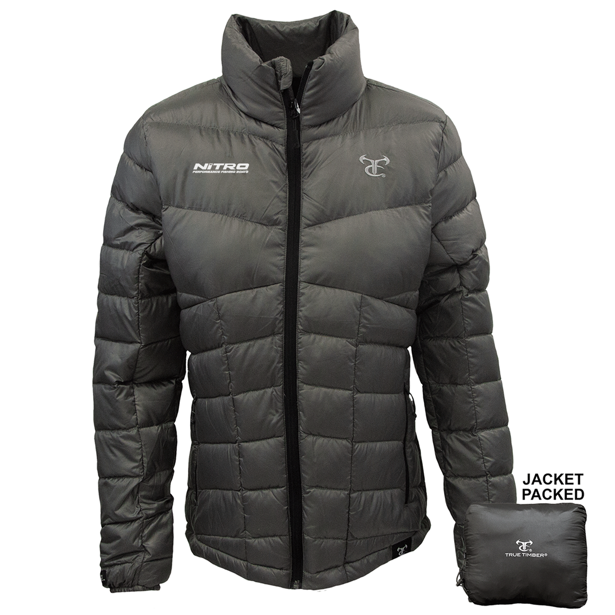 Nitro 33 - Ladies Lightweight Packable Down Jacket (Charcoal)