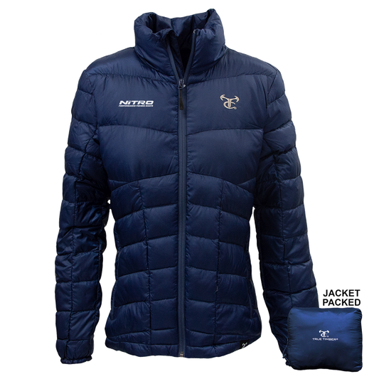 Nitro 34 - Ladies Lightweight Packable Down Jacket (Navy)