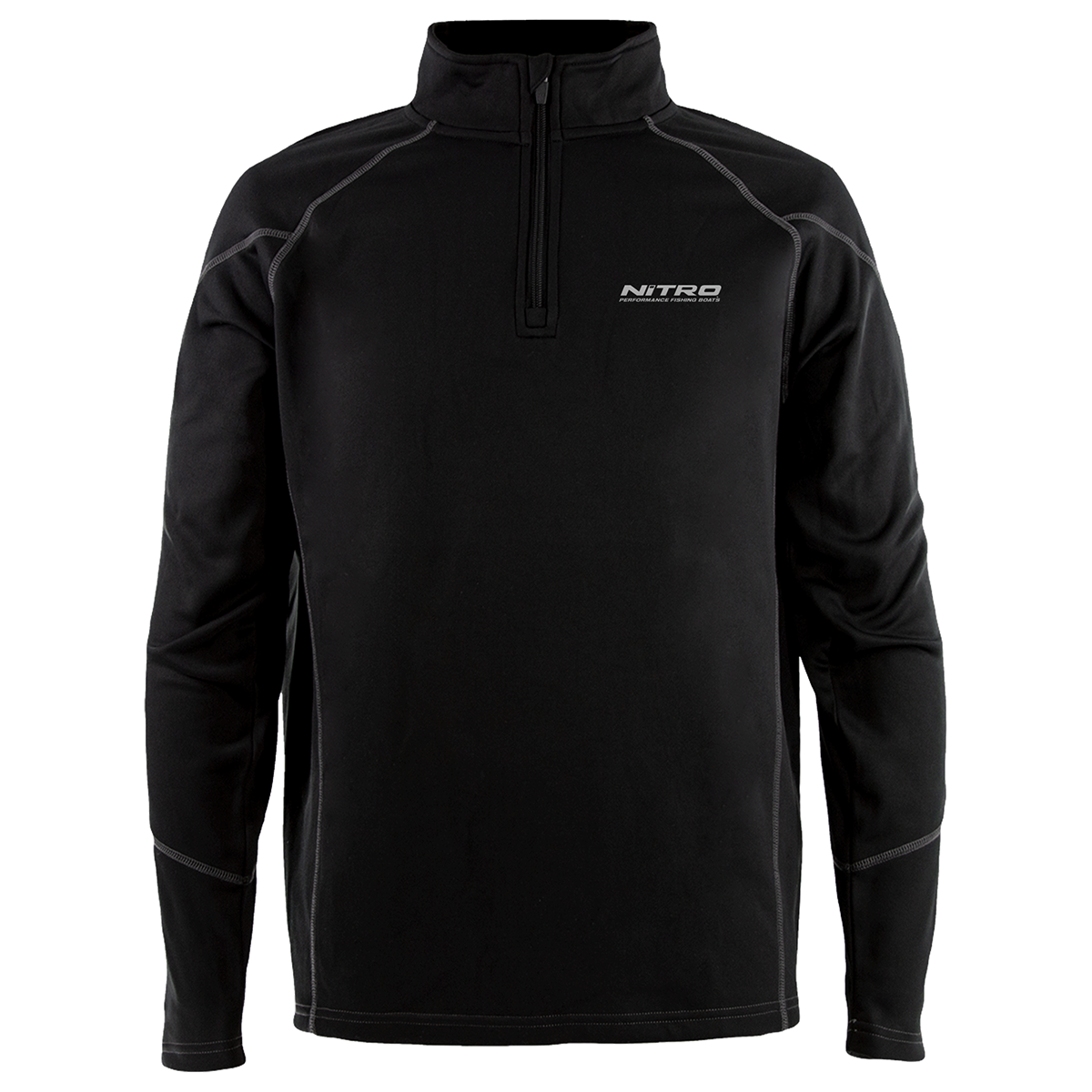 Nitro45 - 1/4 Zip Pullover with Nitro Logo - Black