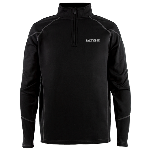 Nitro45 - 1/4 Zip Pullover with Nitro Logo - Black