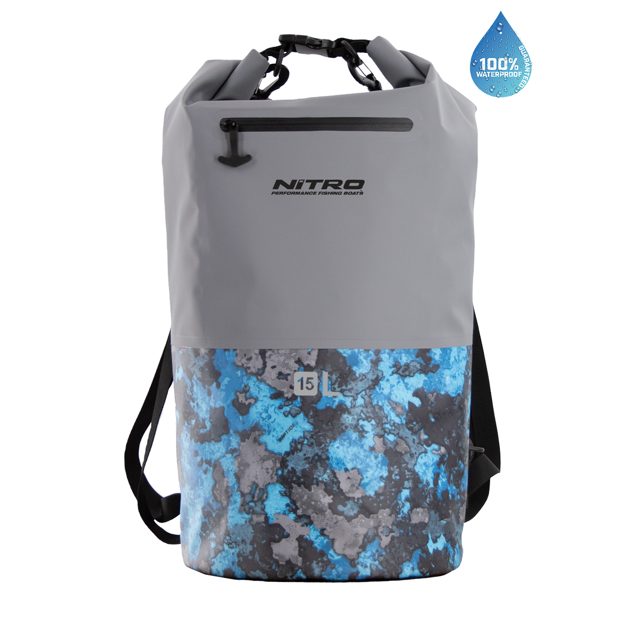 Nitro48 - 15L Round DryBag - December Sky/RipTide