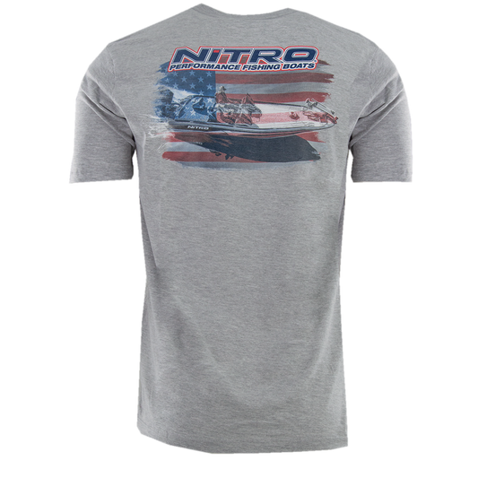 Nitro71 - Flag Fishing Boat Tee