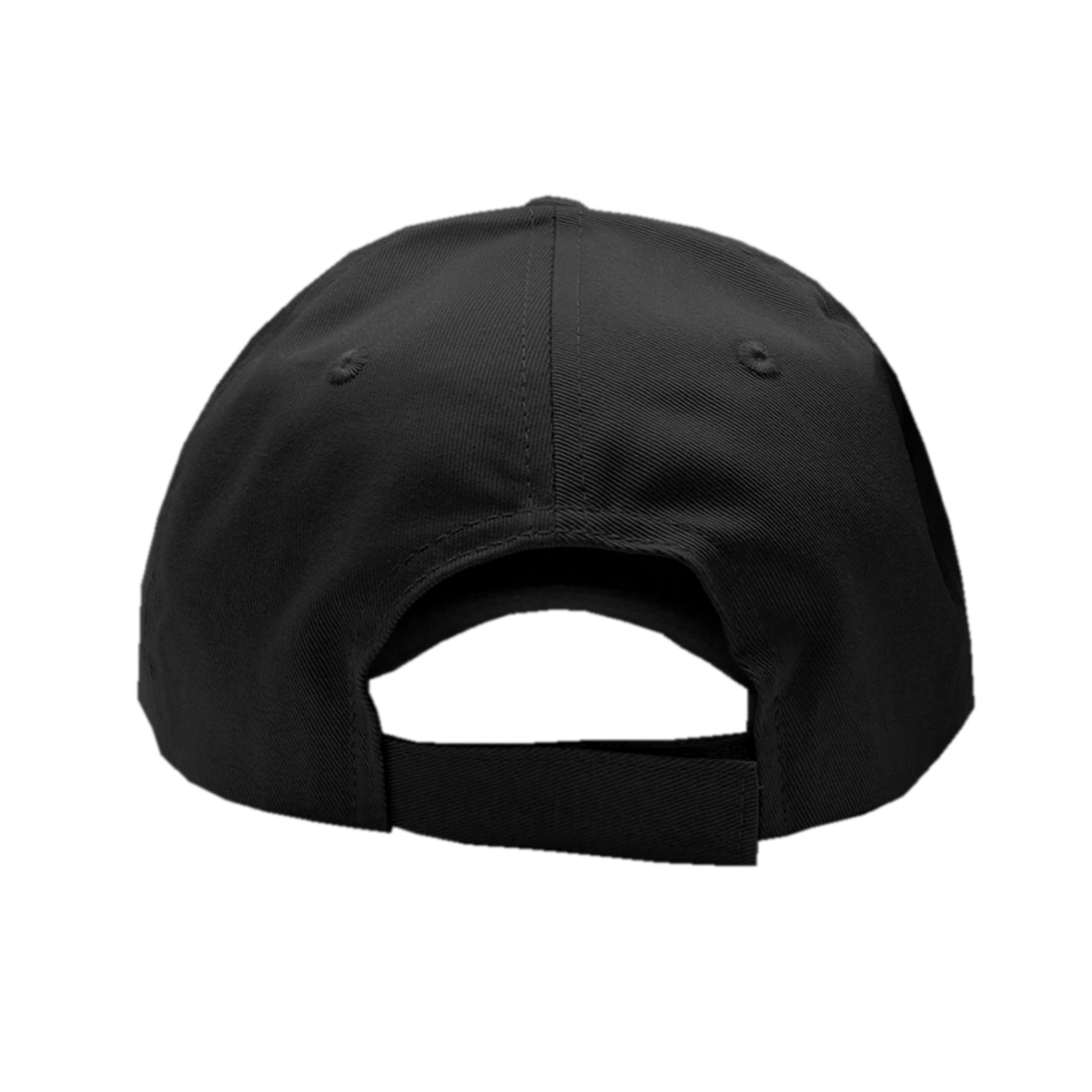 Black Twill Patch Cap